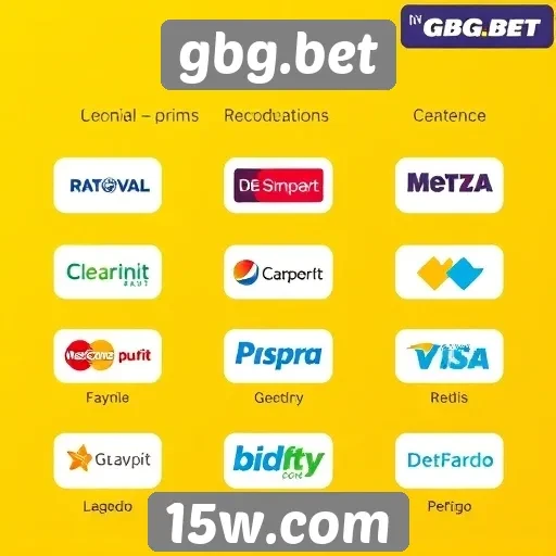 Métodos de pagamento disponíveis no gbg.bet